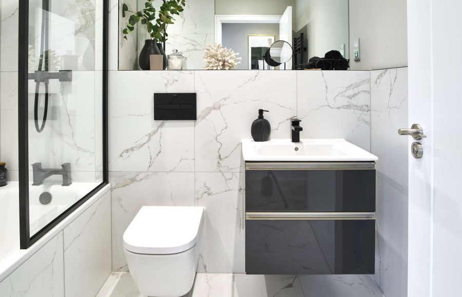 Tiling To Ensuites, Bathrooms, WC’s & Concierge.